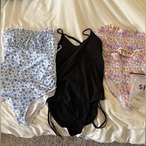 SHEIN maternity swimsuit lot - large